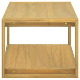 Wall-mounted Teak Bathroom Cabinet 35.4x17.7x13.8 Solid Wood